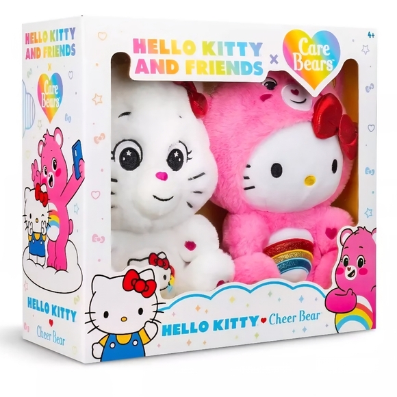 Sanrio Other - Hello Kitty x Care Bears 2-pc Boxed Plush Set